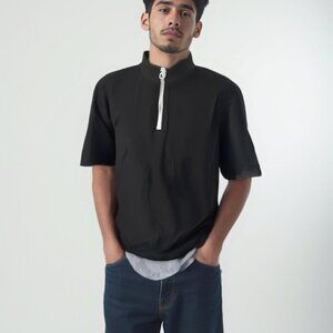 Le31 pullover tee turtleneck men  top size medium